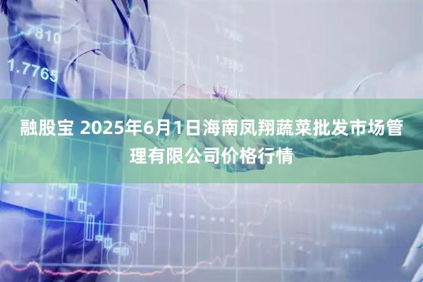 融股宝 2025年6月1日海南凤翔蔬菜批发市场管理有限公司价格行情
