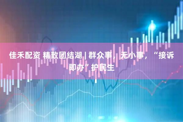 佳禾配资 精致团结湖 | 群众事，无小事，“接诉即办”护民生
