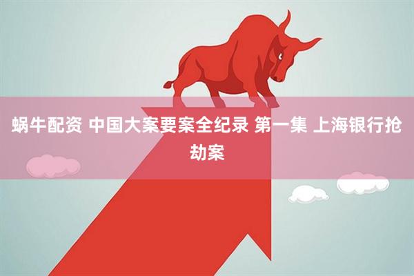 蜗牛配资 中国大案要案全纪录 第一集 上海银行抢劫案